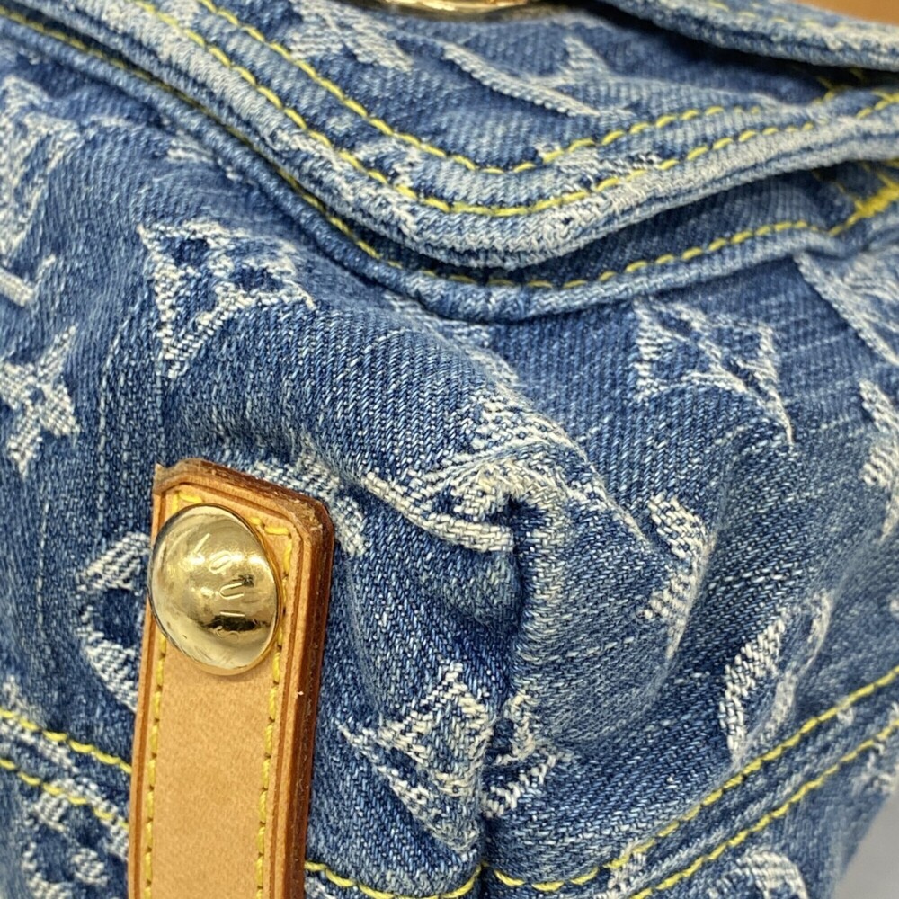 Louis Vuitton Monogram Denim Baggy PM Shoulder Bag M95049 Blue Women's P2591553 - Picture 6 of 12